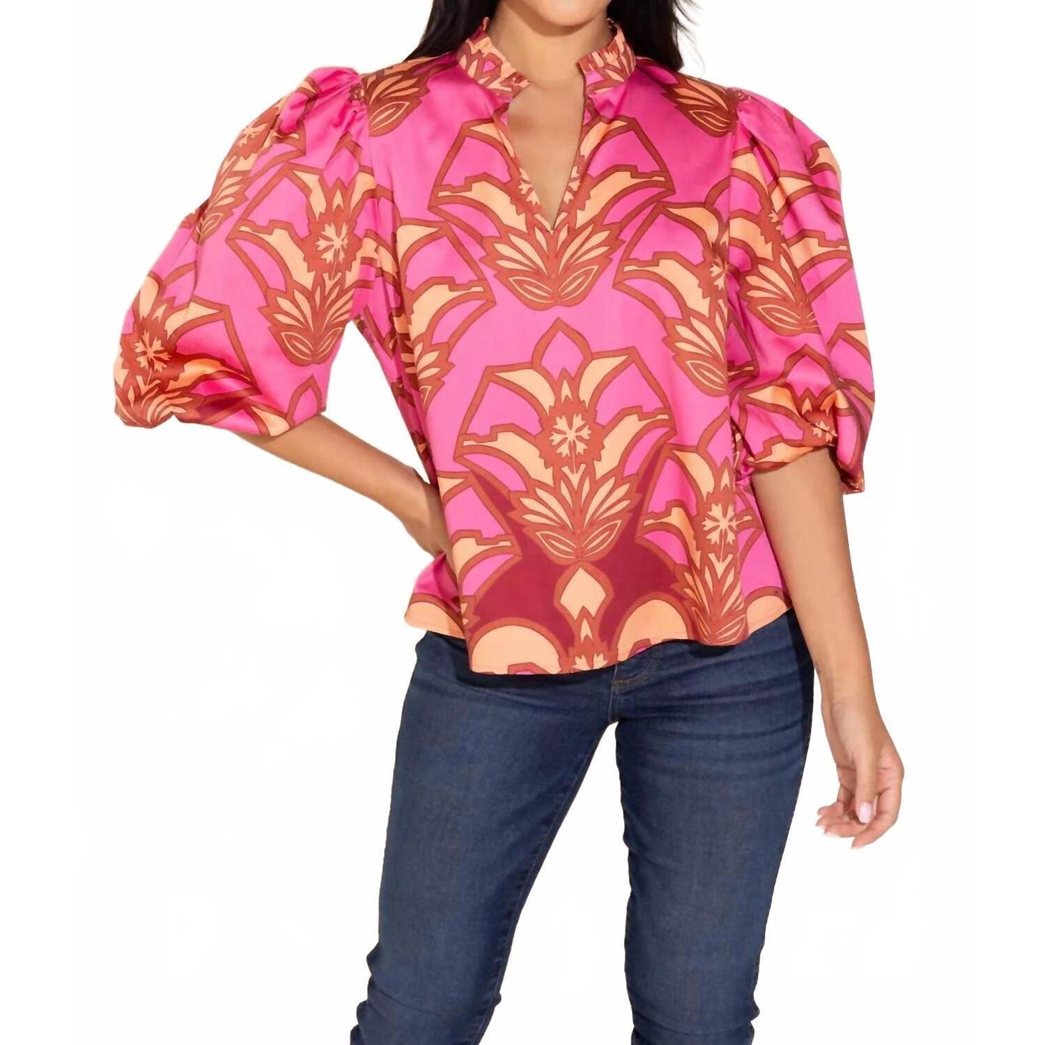 New Alden Adair Ali Desert Top In Rose